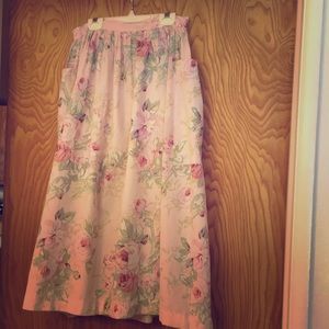 Cheryl tiegs vintage floral skirt